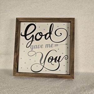 God Gave Me You Hobby Lobby Wall Art